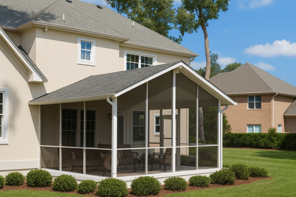 aframe enclosed screenroom in wilson nc aframe enclosed screenroom in wilson nc