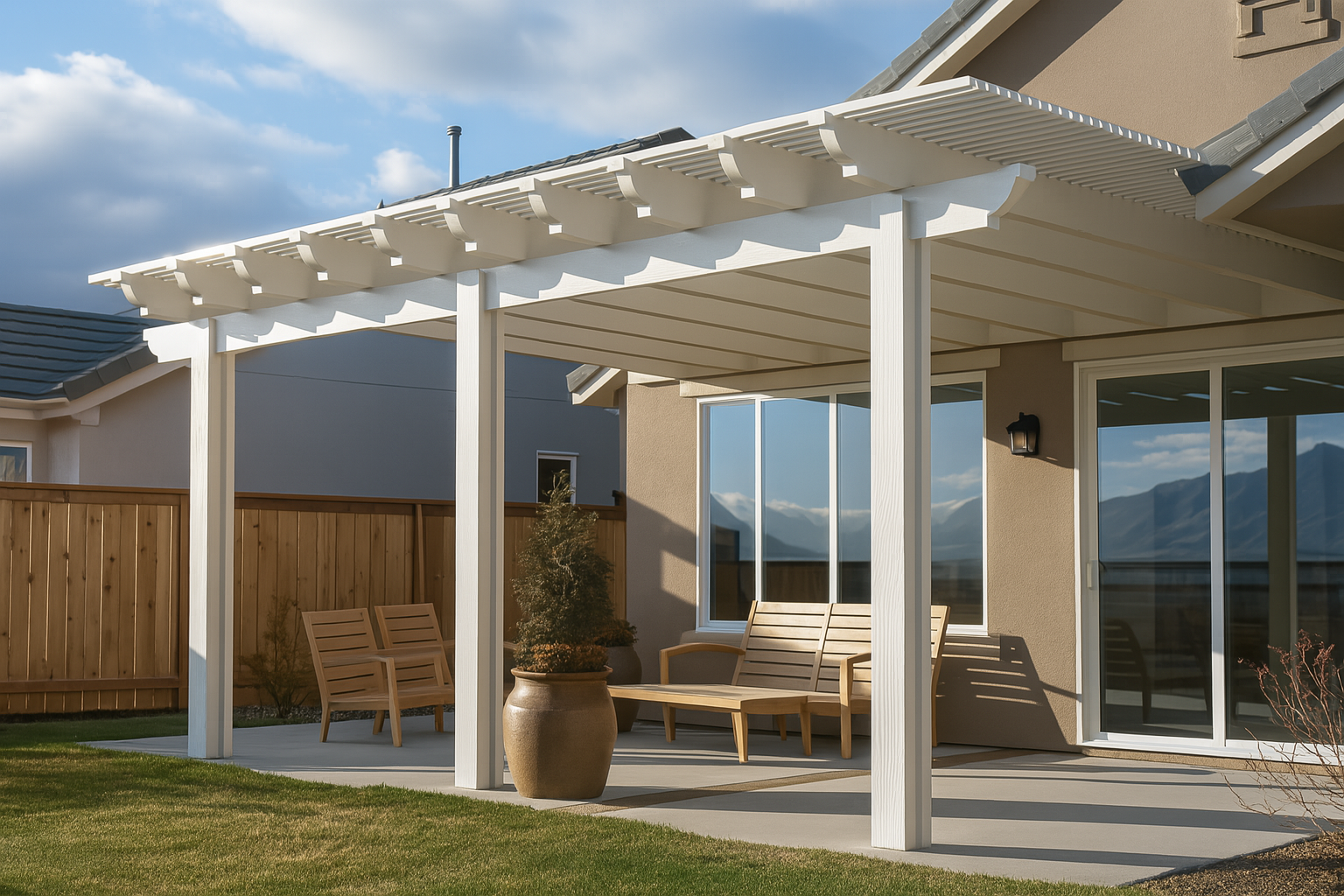 DYI Kit pergola installed in rocky mount