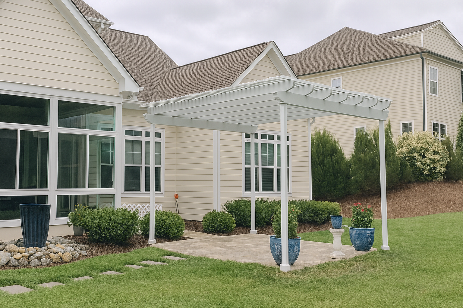 pergola installed in nash county
